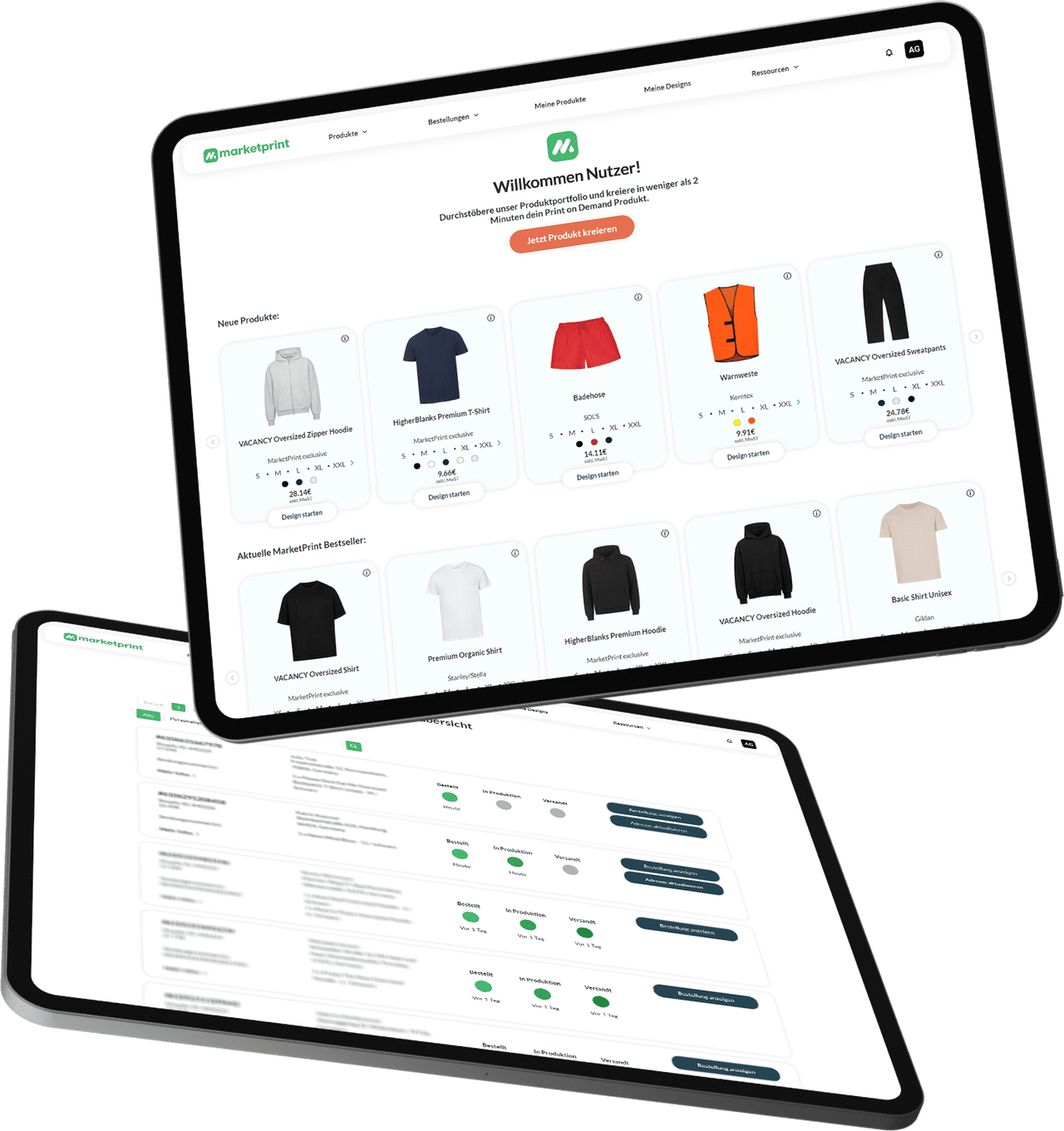 MarketPrint Etsy Integration – App Screenshot