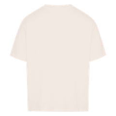 Oversized T-Shirt natur, Rückseite