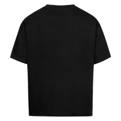 Oversized T-Shirt schwarz, Rückseite