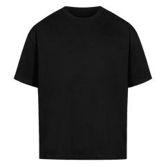 Oversized T-Shirt schwarz, Vorderseite